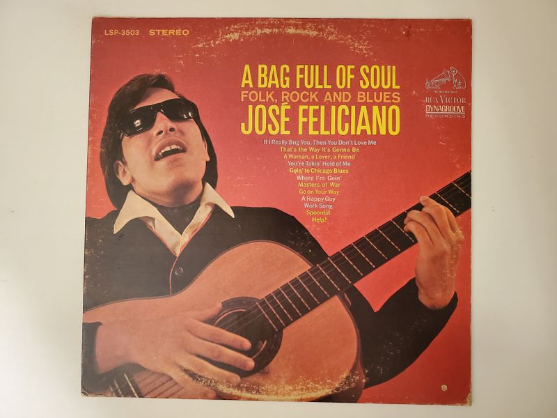 Jos? Feliciano A Bag Full of Soul: Folk, Rock and Blues vinyl record